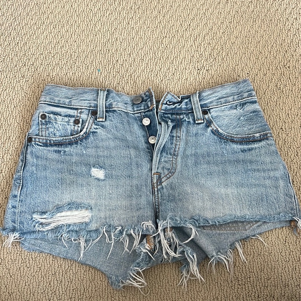 Levi’s dark 501 shorts